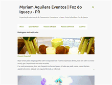 Tablet Screenshot of myriamaguilera.com